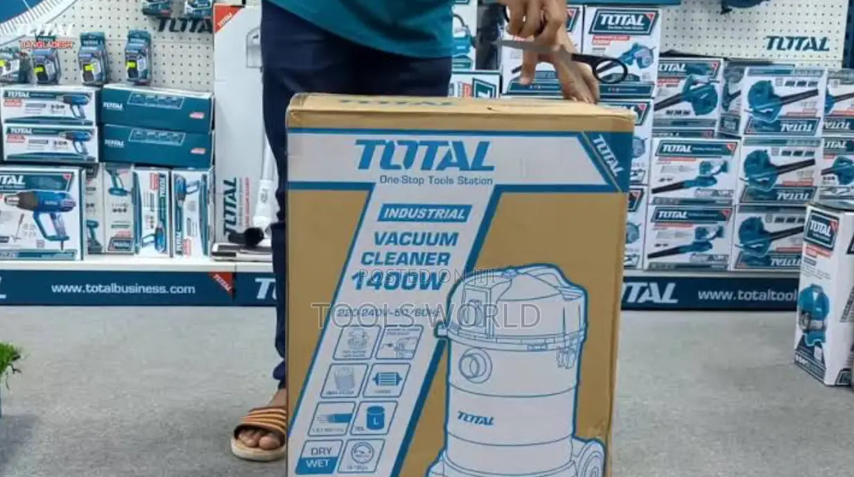 Vacuum Cleaner Wet Dry 1400w -tvc14301 For Industrial Use
