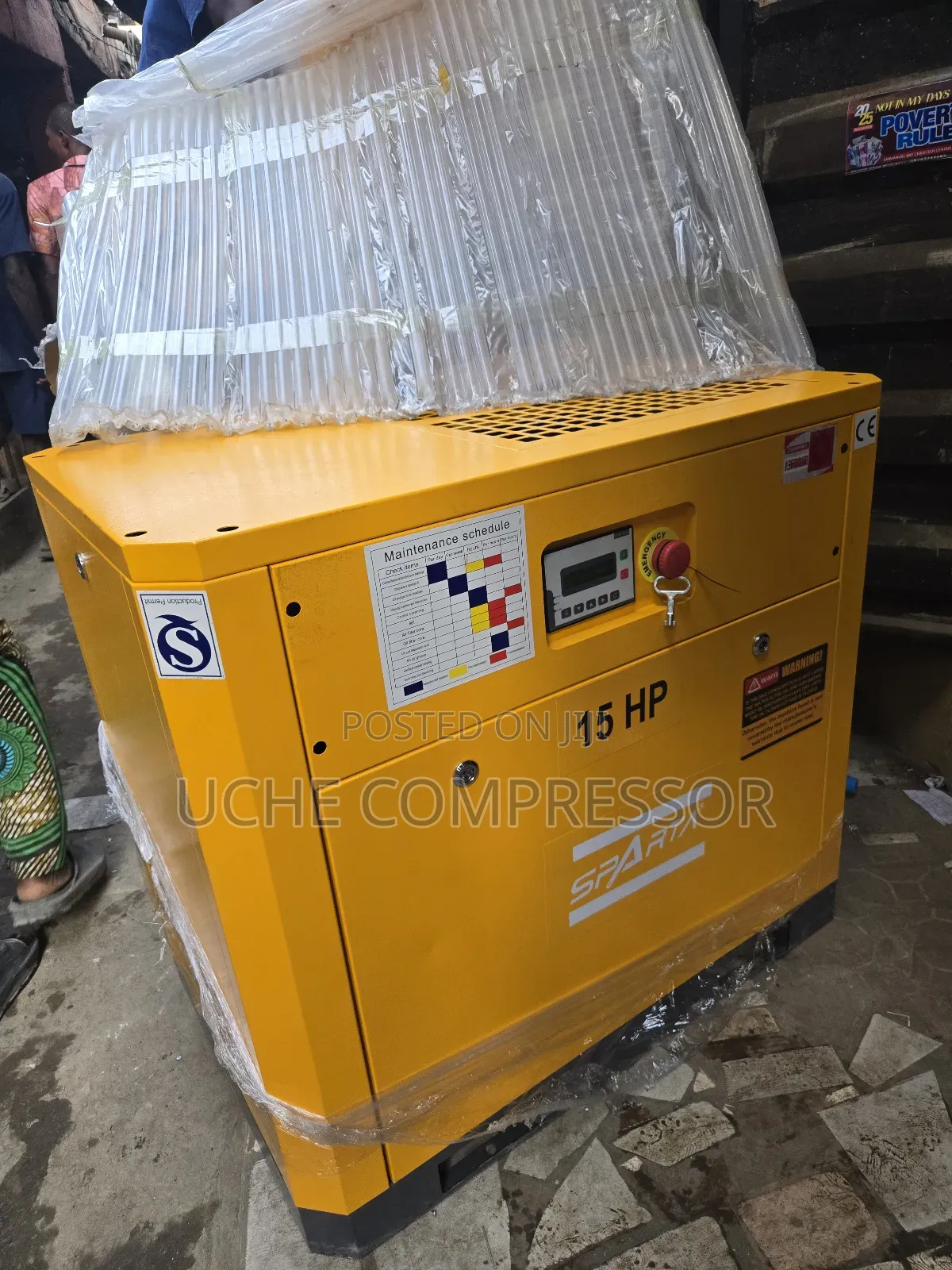 Screw Air Compressor 15hp 11kw