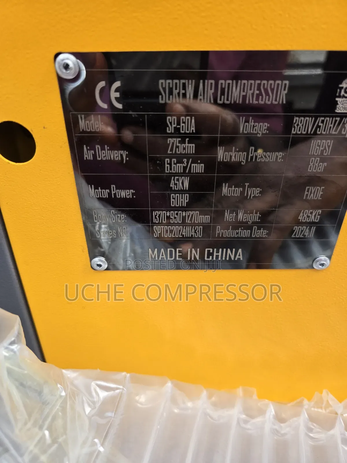 Screw Air Compressor 20hp 15kw