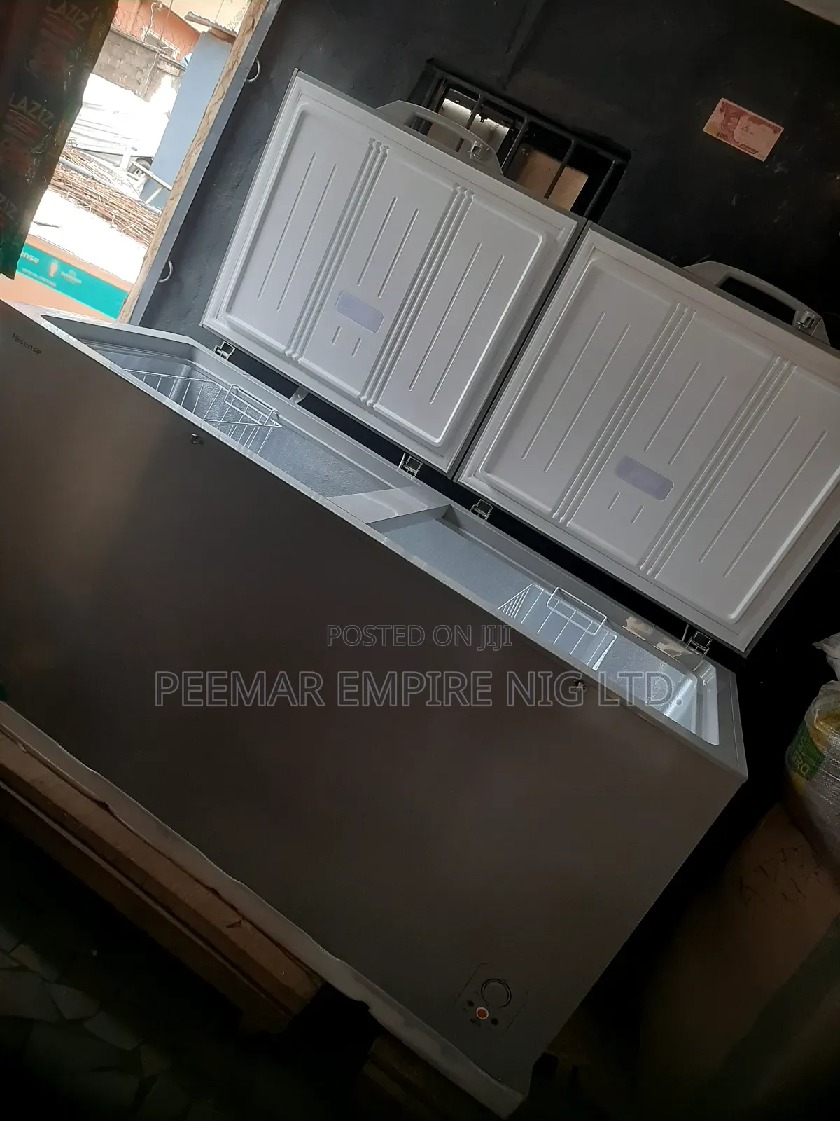 Original Hisense Double Door Chest Freezer, 500 Litres