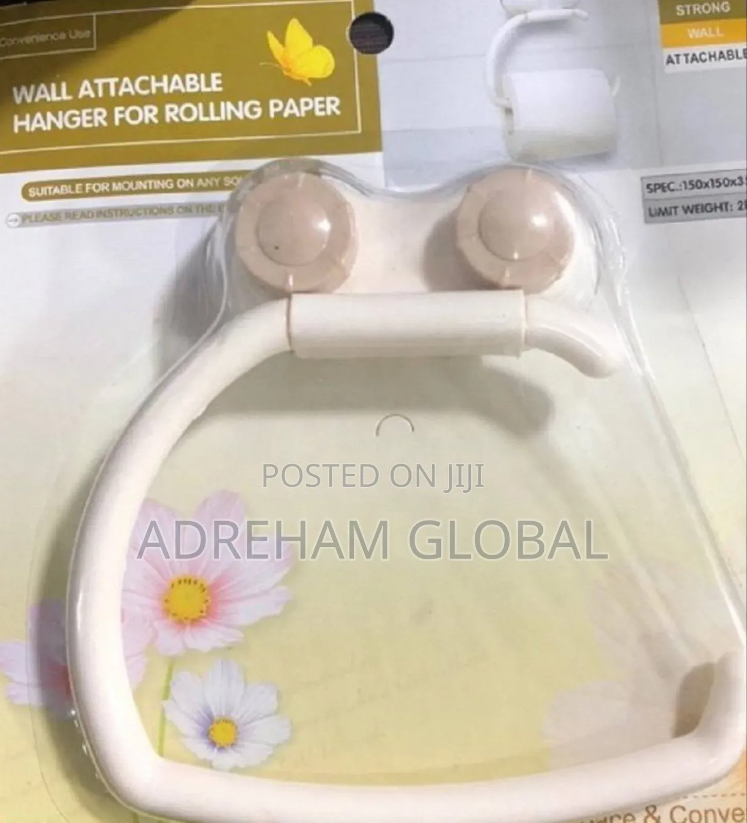 Supersuction Toilet/Bathroom Tissue Holder