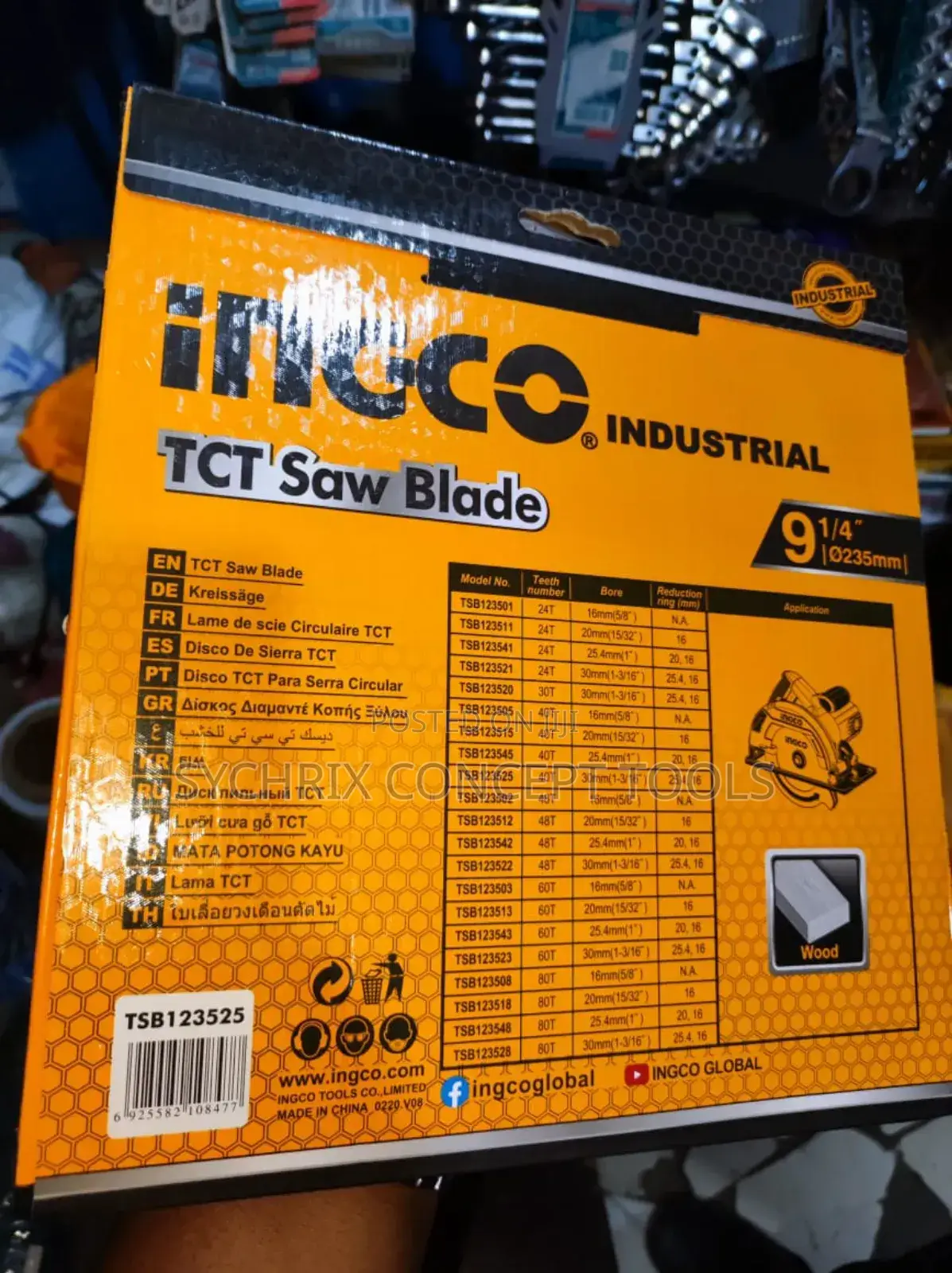 Ingco 9" TCT Saw Blade