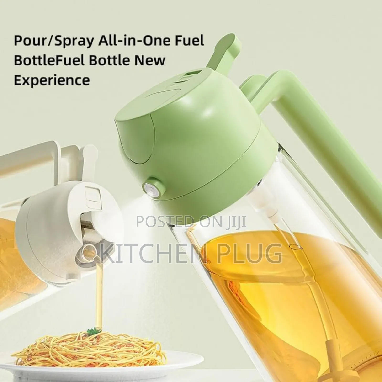 2-in-1 Glass Oil Sprayer Dispenser