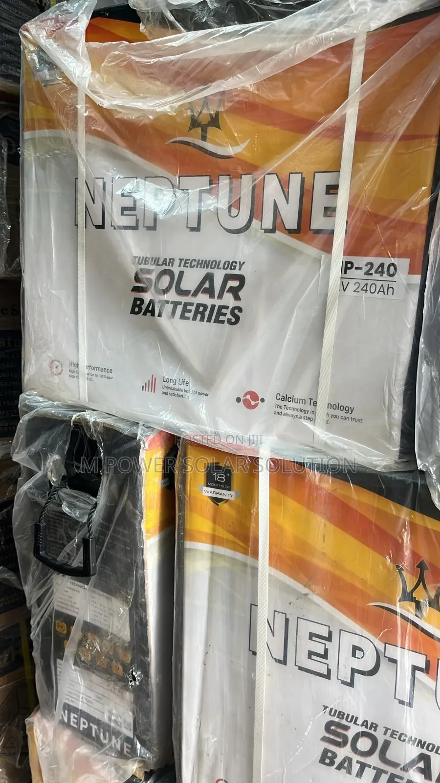 240ah Neptune Solar Tubular Batteries