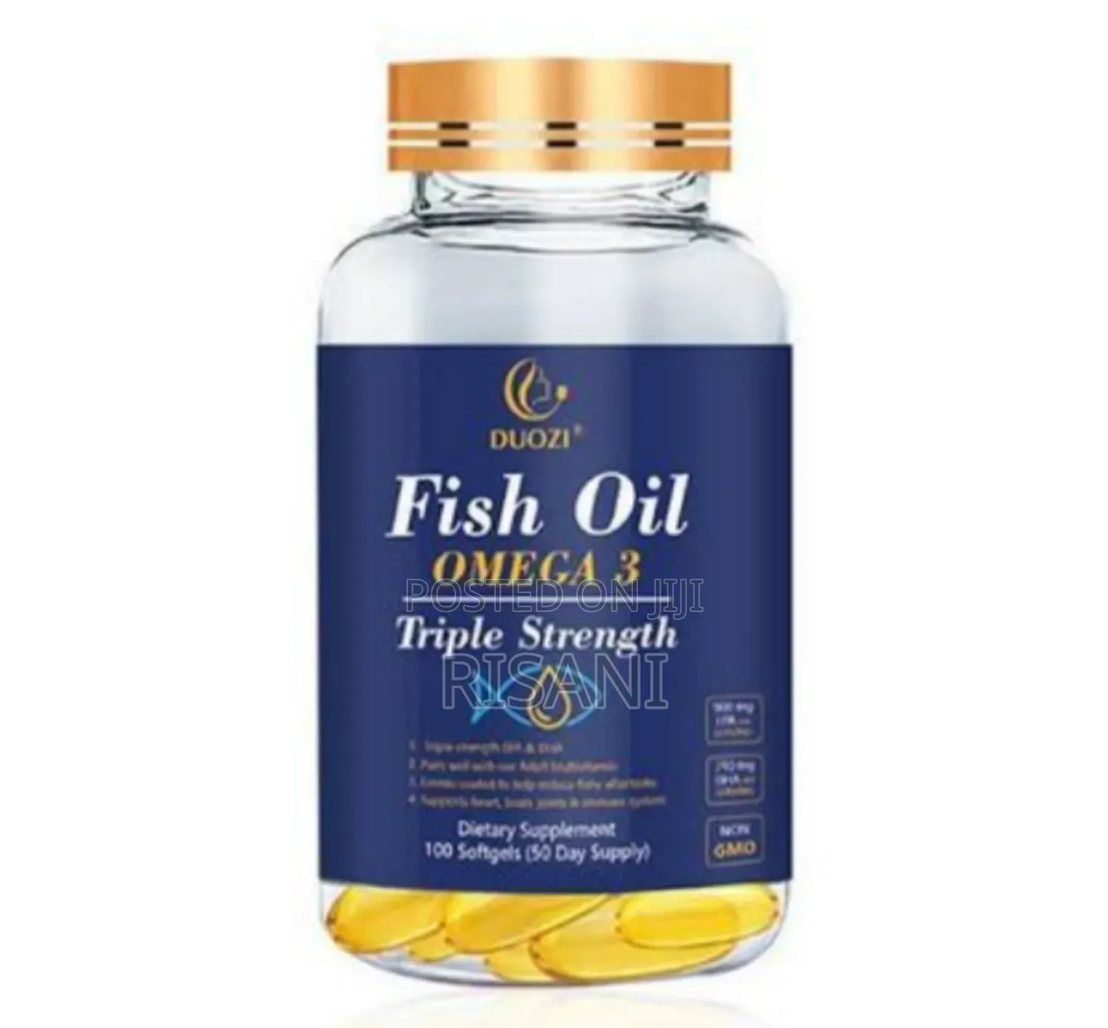 Fish Oil Capsules for Healthy Heart Eye Care
