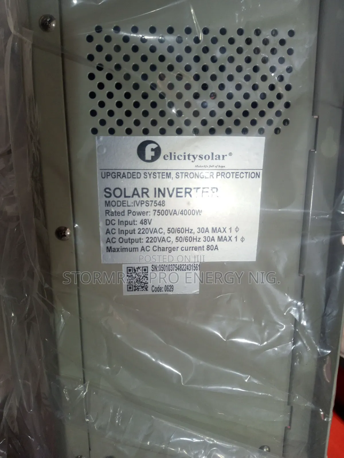 7.5kva Felicity Ivps Inverter