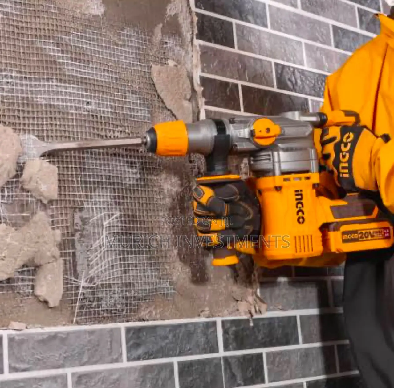 Brushless Lithium Rotary Hammer With Two 20V 4.0ah Batteries