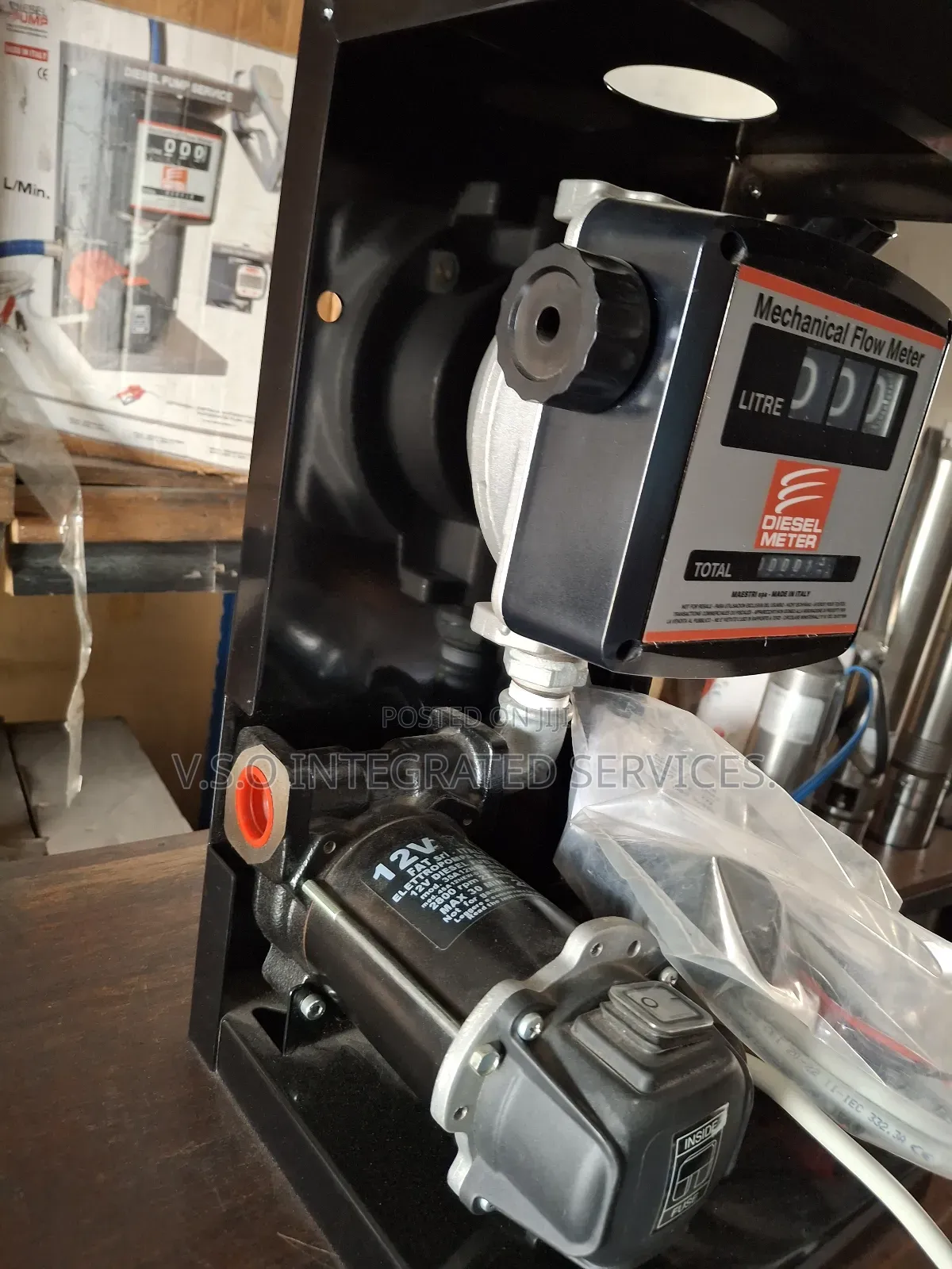 12V Fat Battery Diesel/Fuel Pump