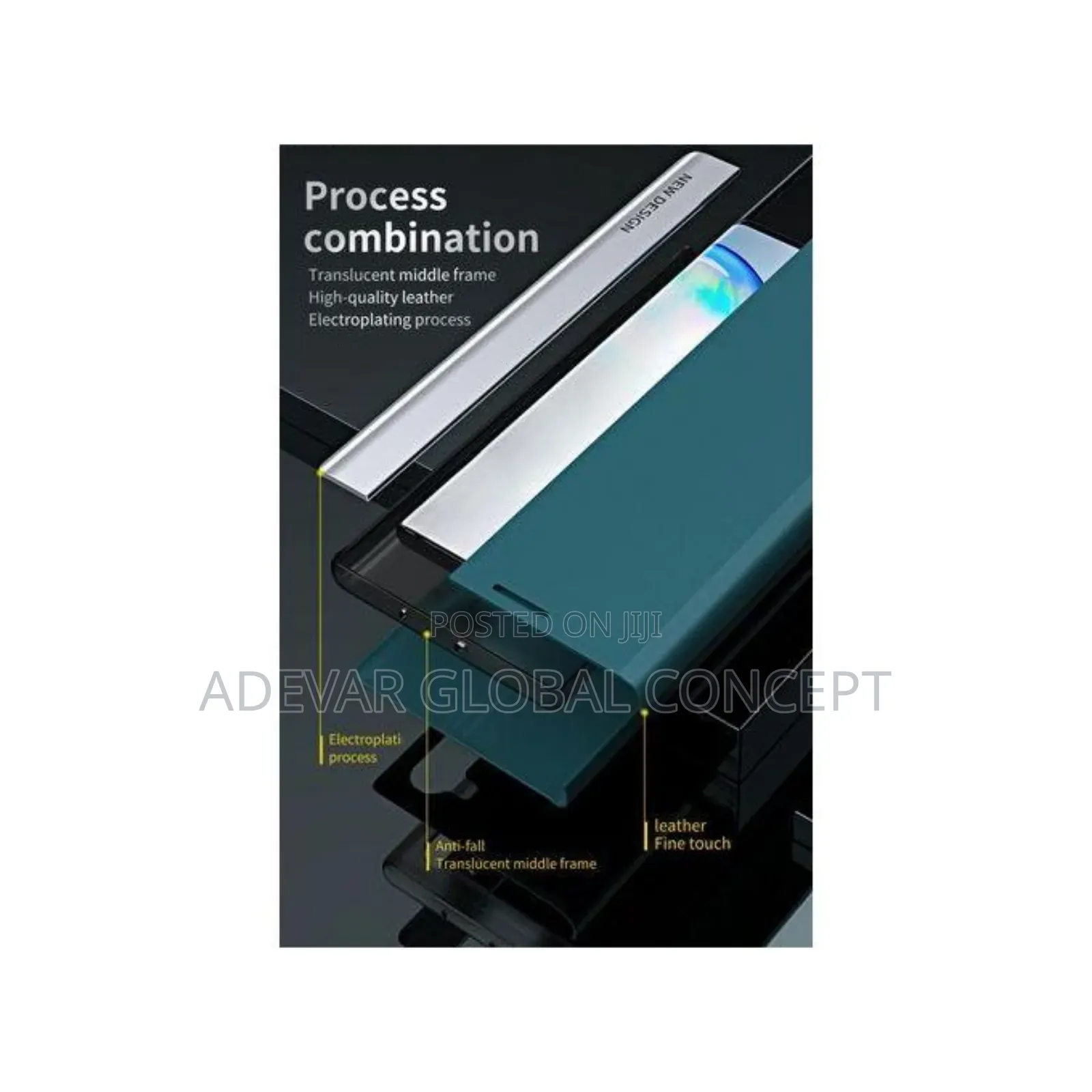 Side Window Case Cover for Samsung Galaxy M34 5G Pouch