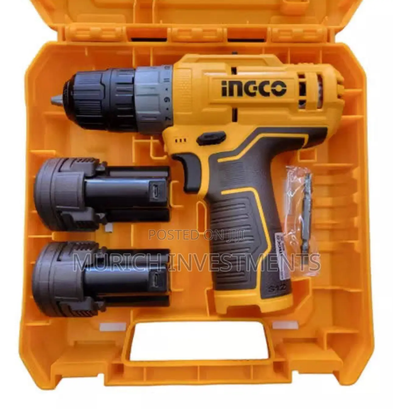 12V Lithium-Ion Impact Drill With 2 Pieces 1.5ah Battery