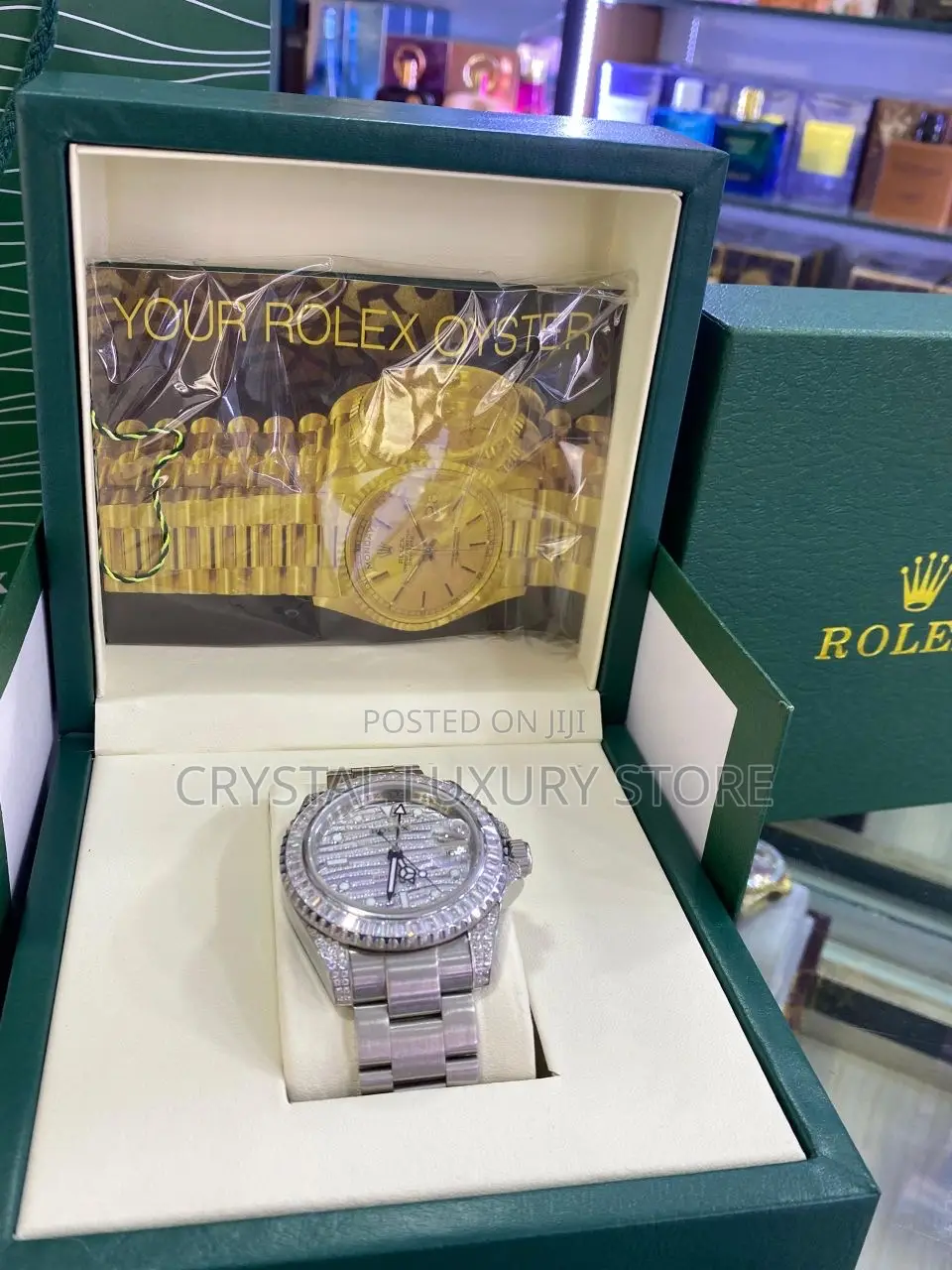 High Quality Luxury Rolex Chain Strap Wristwatch