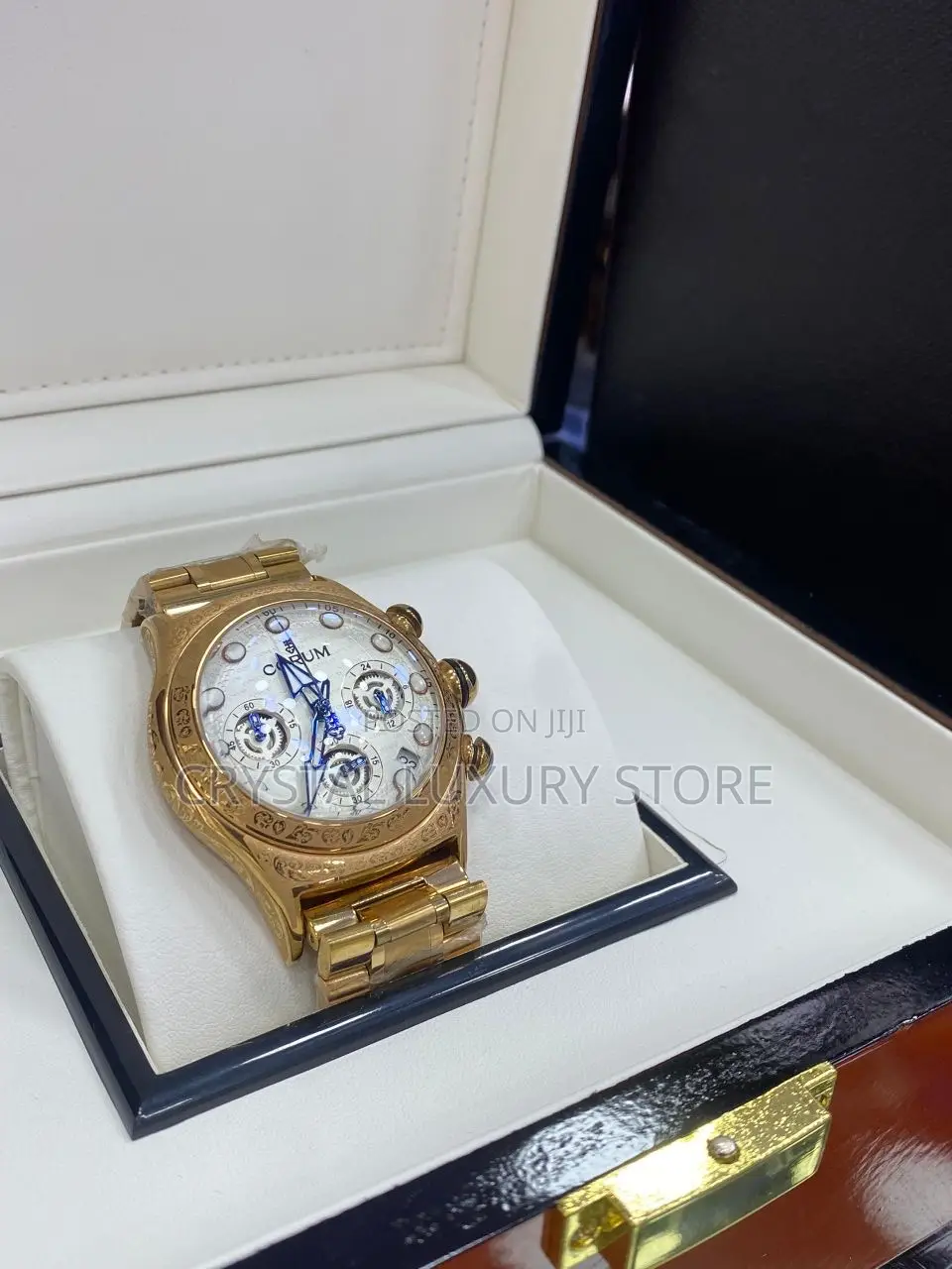 Corum Quality Luxury Men Chain Strap Wristwatch