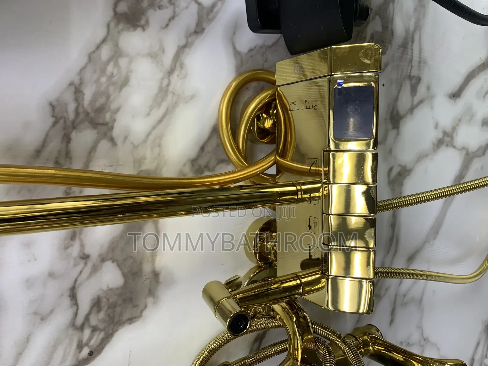Piano Gold Standing Shower Mixer