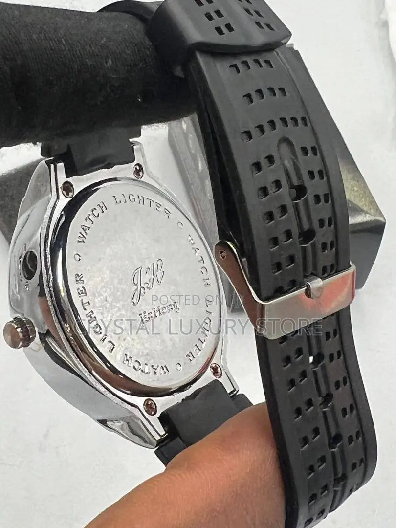 Light Quality Men Genuine Leather Wristwatch