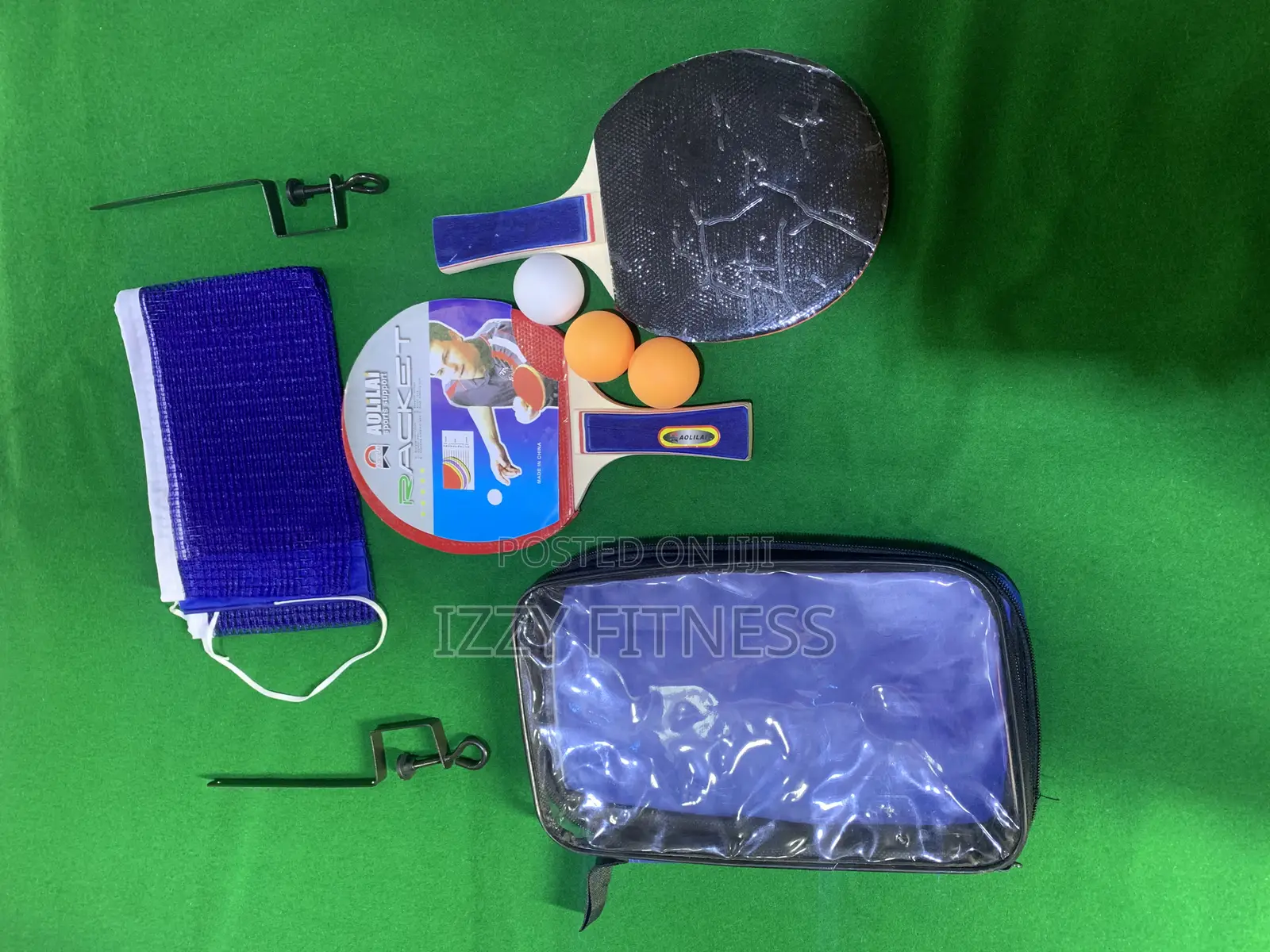 2 in 1 Table Tennis Bat With 3 Balls and Net