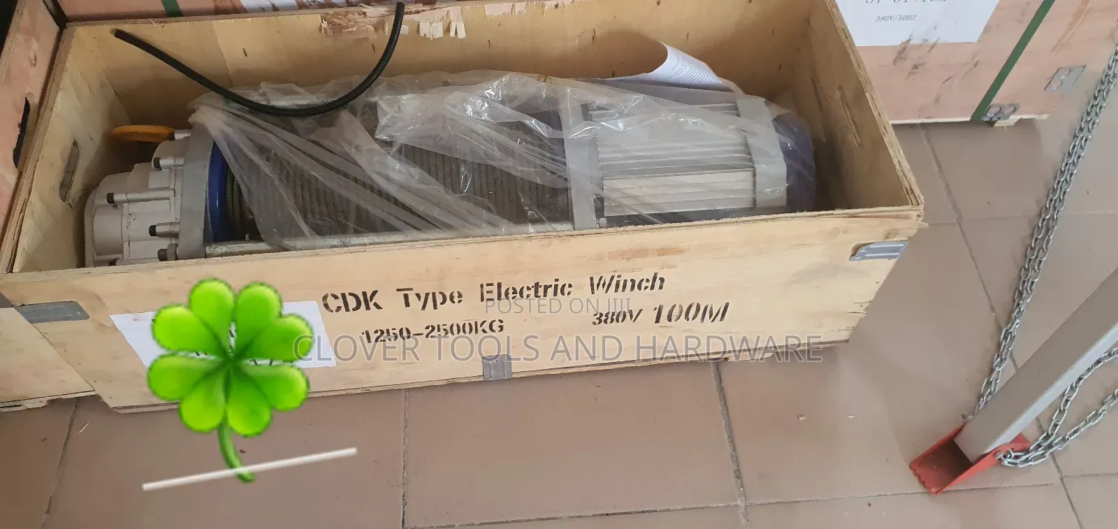 CDK Type Electric Winch 2.5T 380V 100mtr