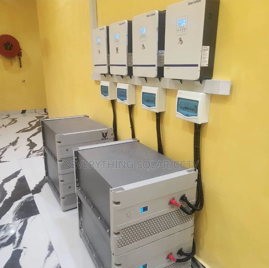 60kwh Lithium Battery Setup
