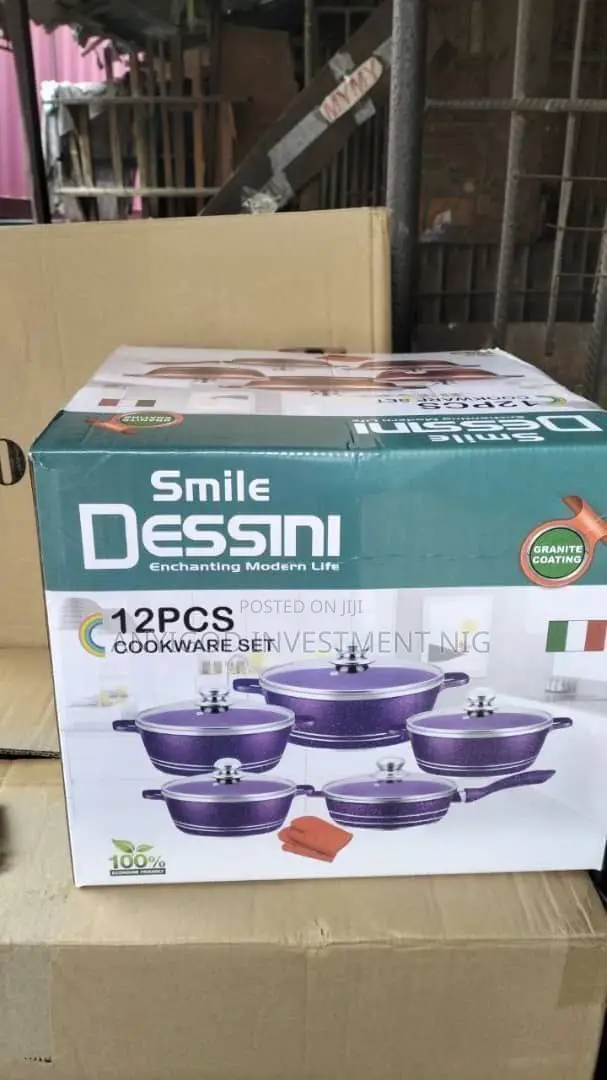 Nice Dessini Granit Sets of Pots 16pcs