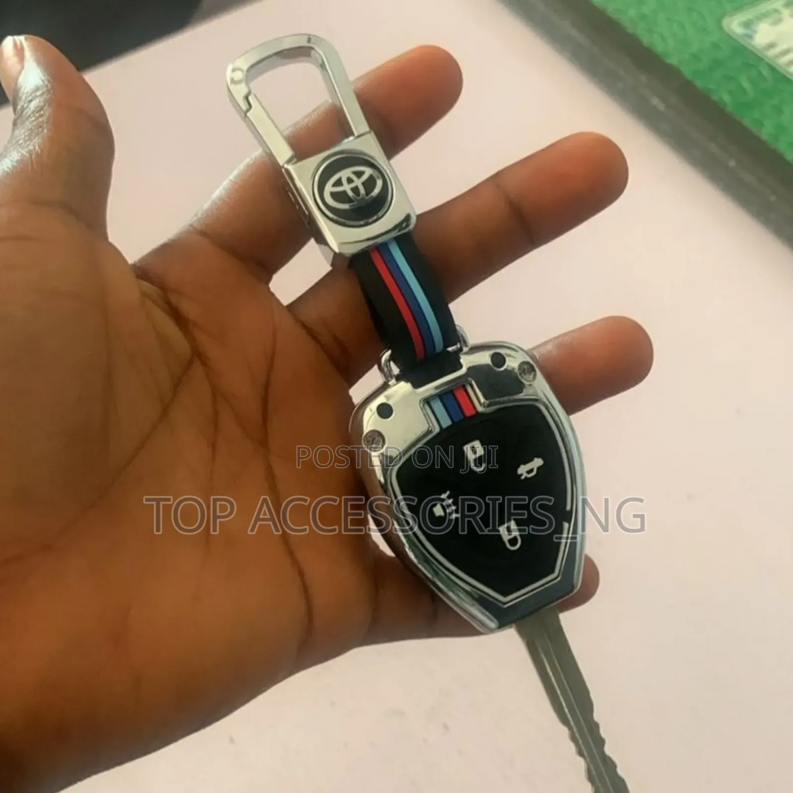 Crystal Key Cover and Holder for Toyota Models