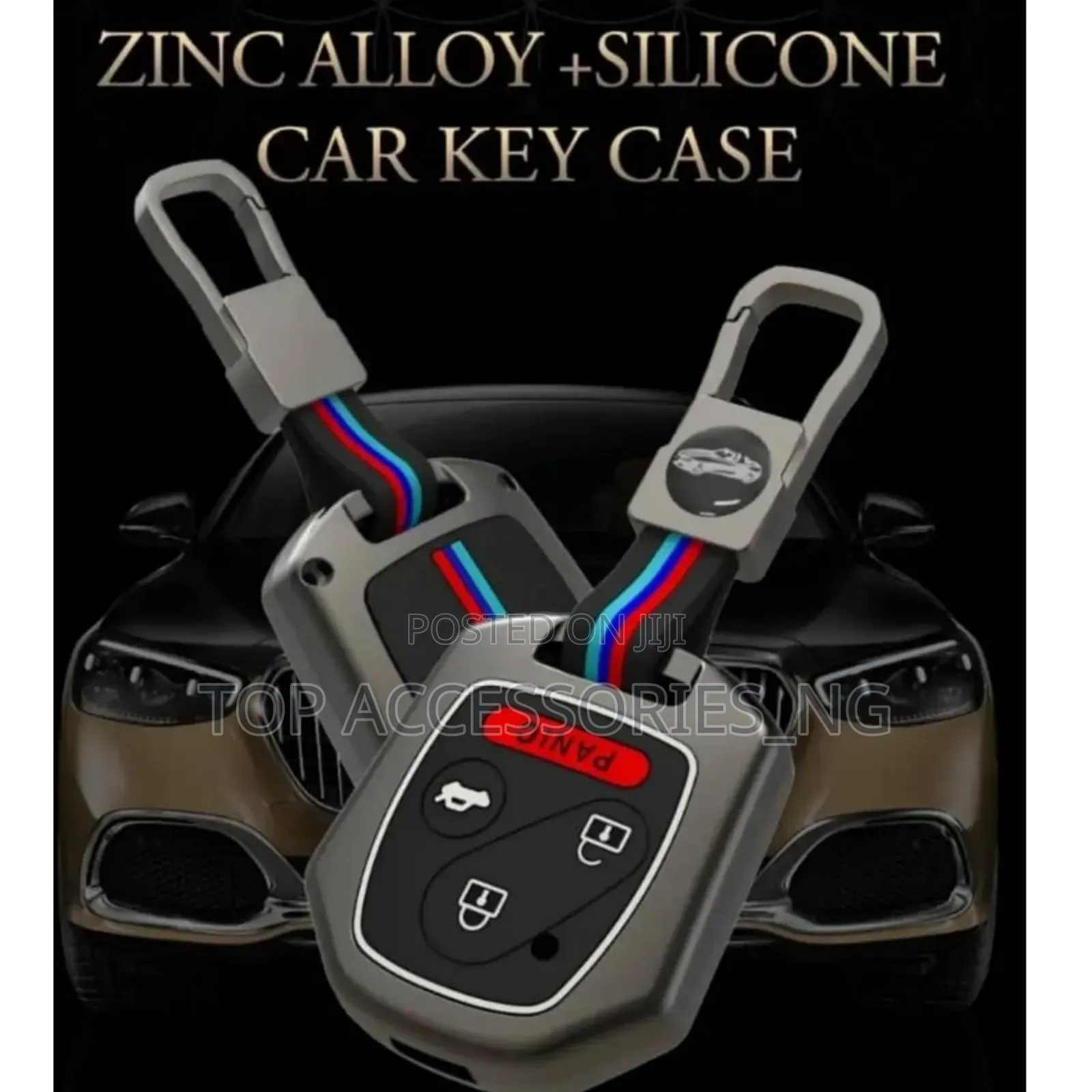 Zinc Alloy Key Cover / Case and Holder for Honda Models