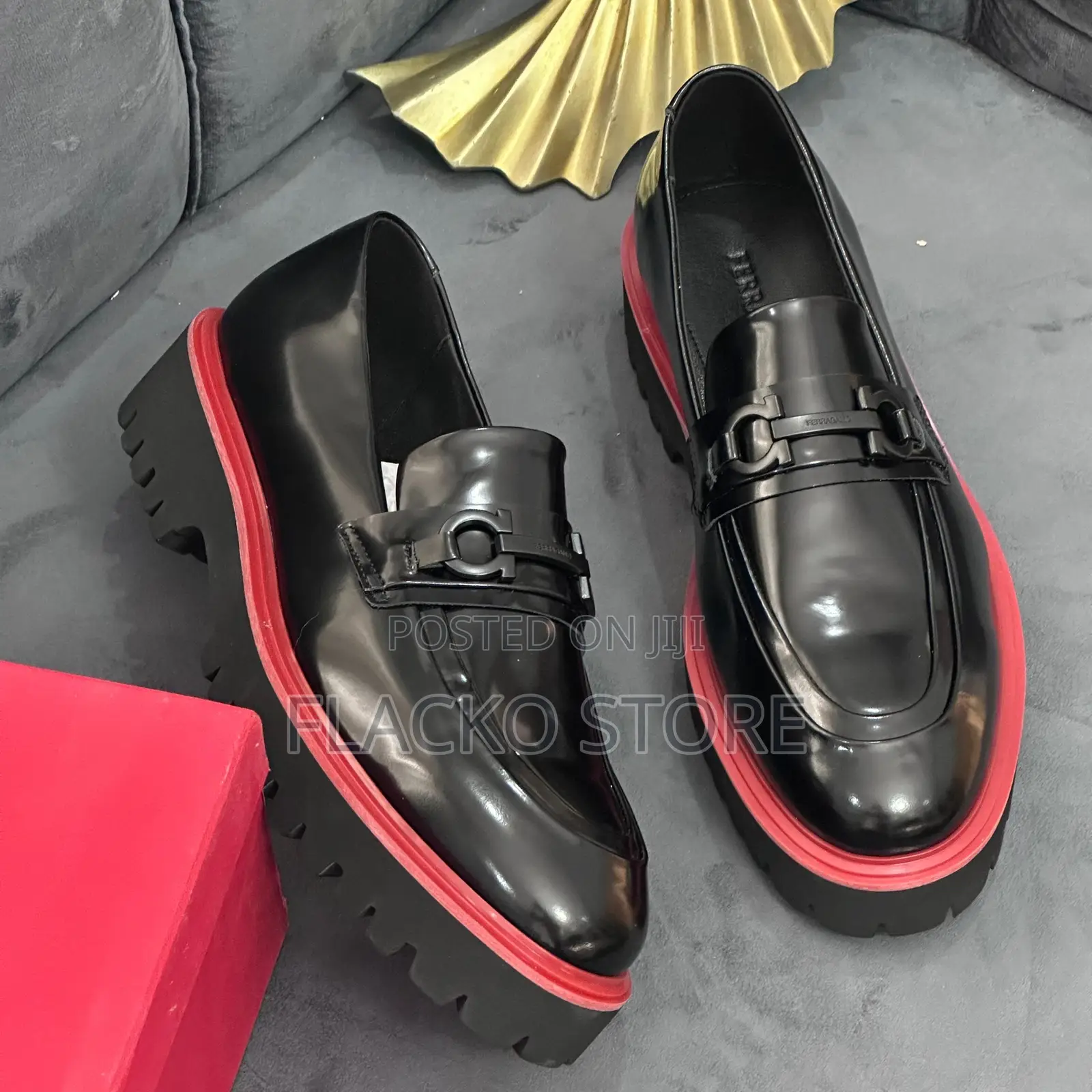 Original Salvatore Ferragamo Chunky Sole Loafers