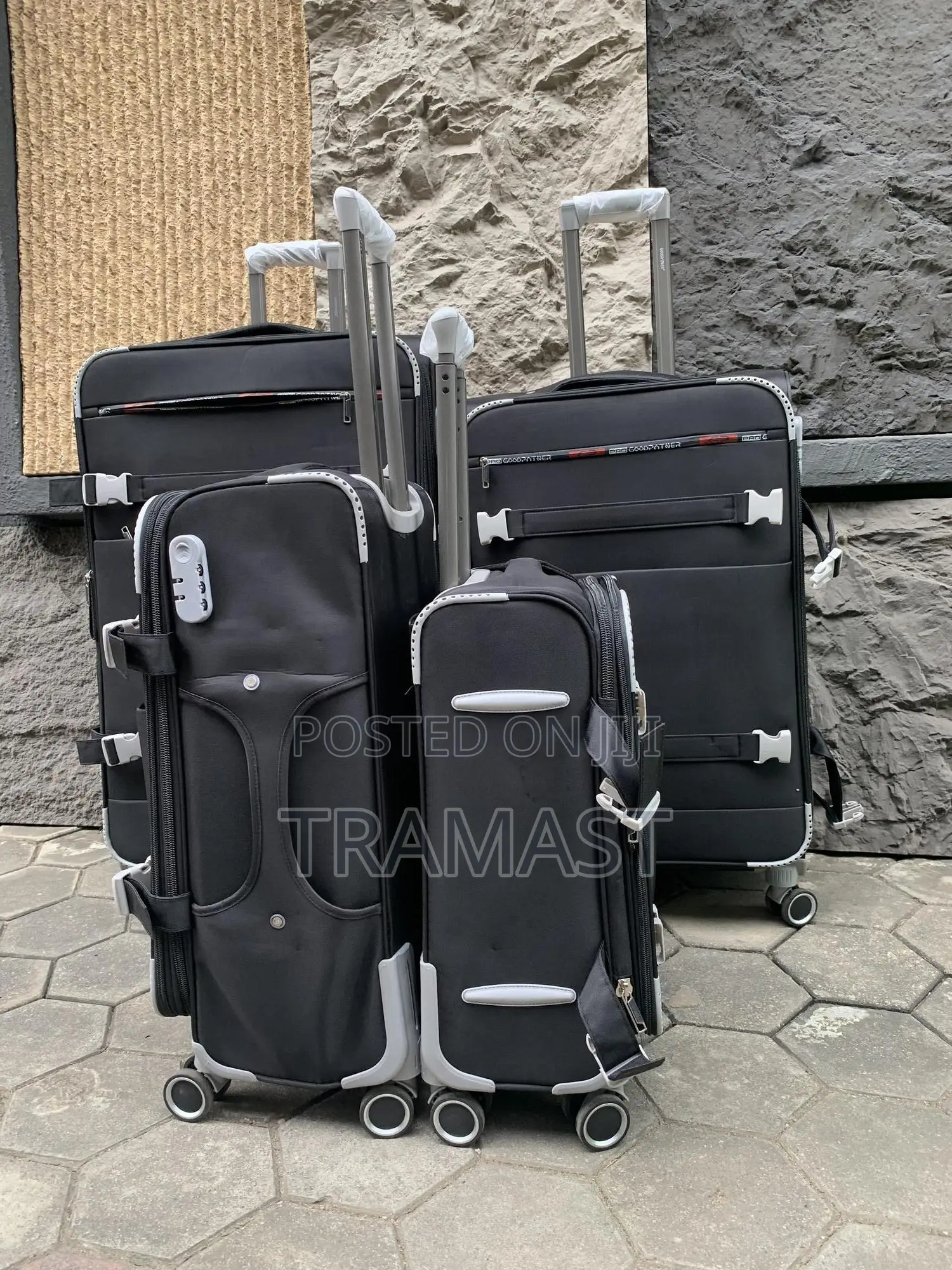 4 Set Goodpatner Durable Travel Luggage