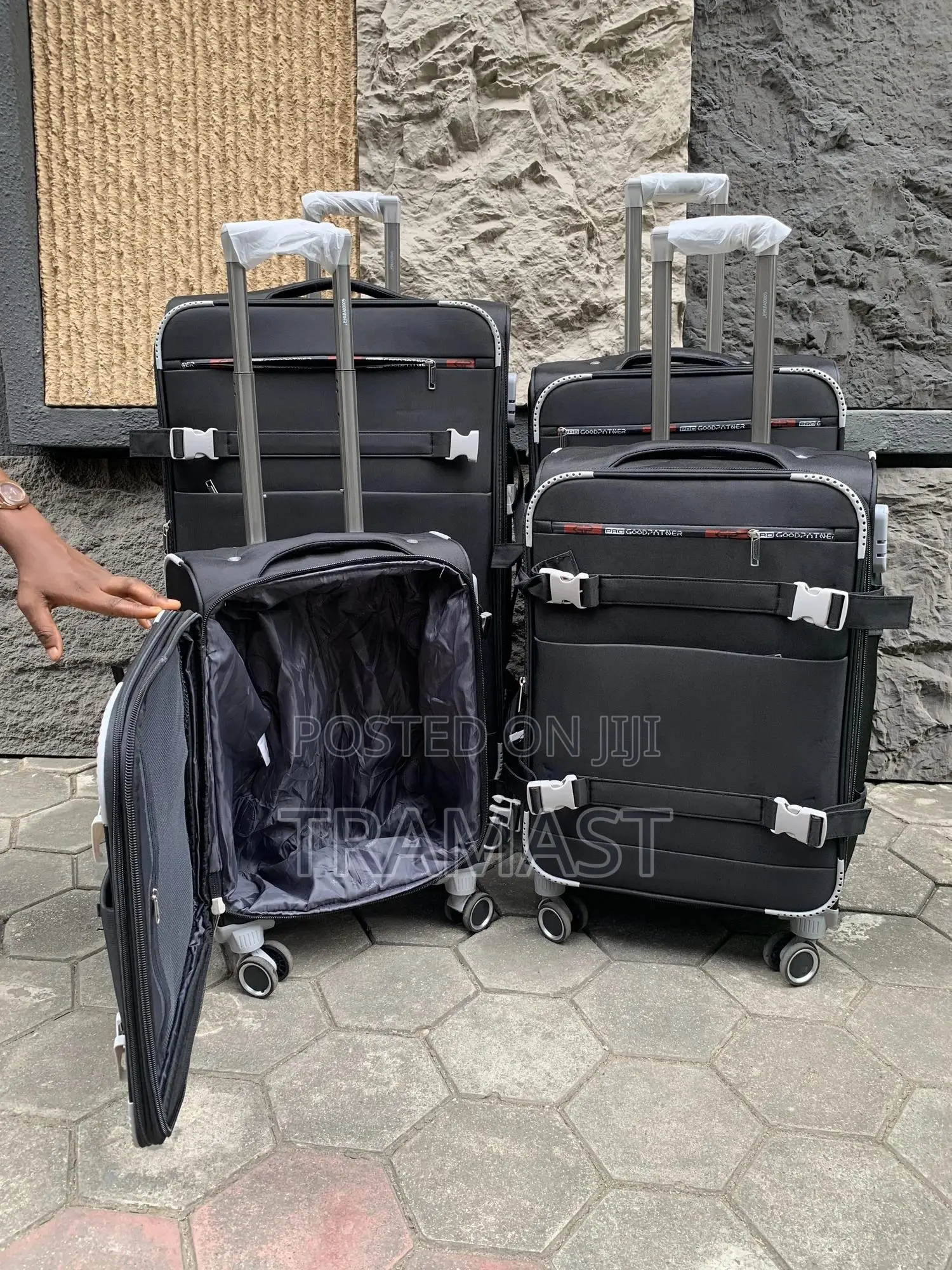 4 Set Goodpatner Durable Travel Luggage