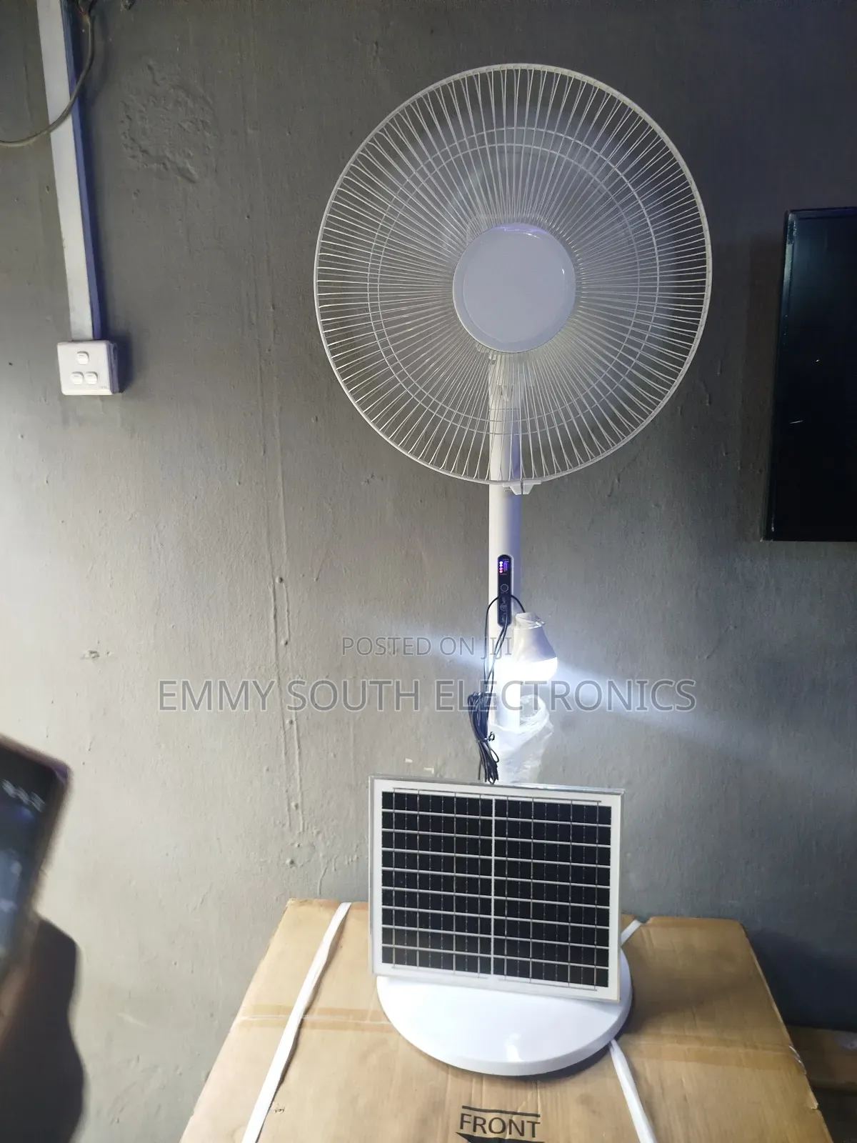 Solar Fan Rechargeable Fan With Solar Panel