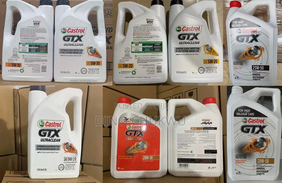 Original Castrol GTX Ultraclean Engine Oil (5ltrs)