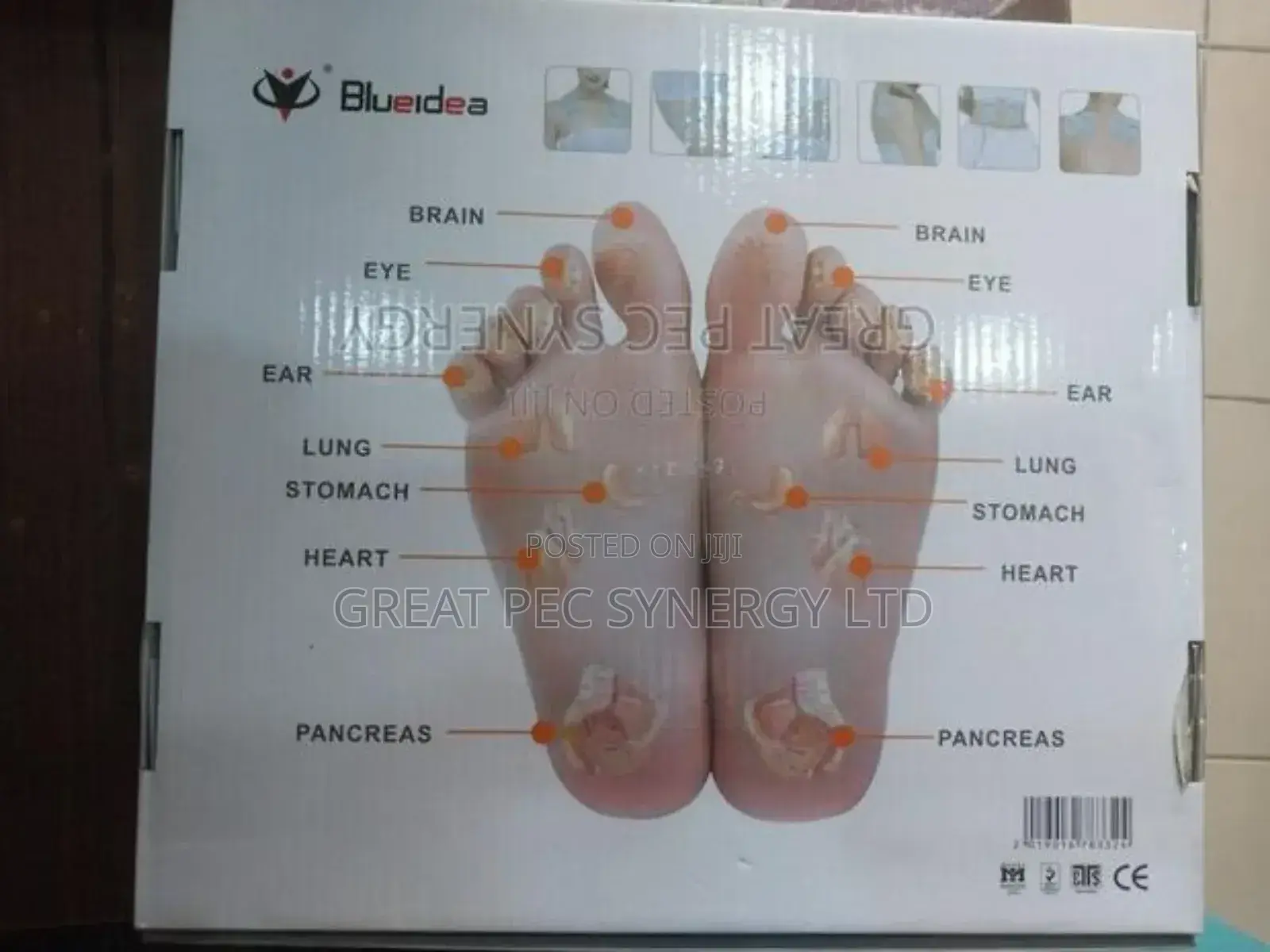 Electric Pulse Massager Therapy Machine Acupuncture Slippers.