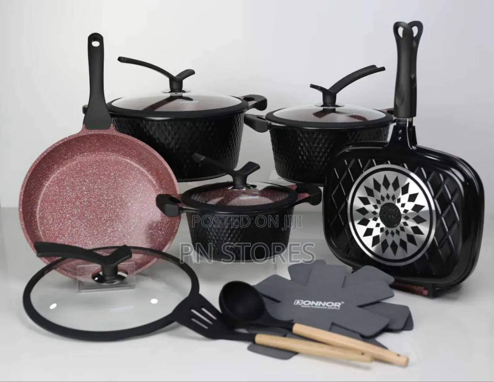 15pcs Granite Heavy Duty Pot Set