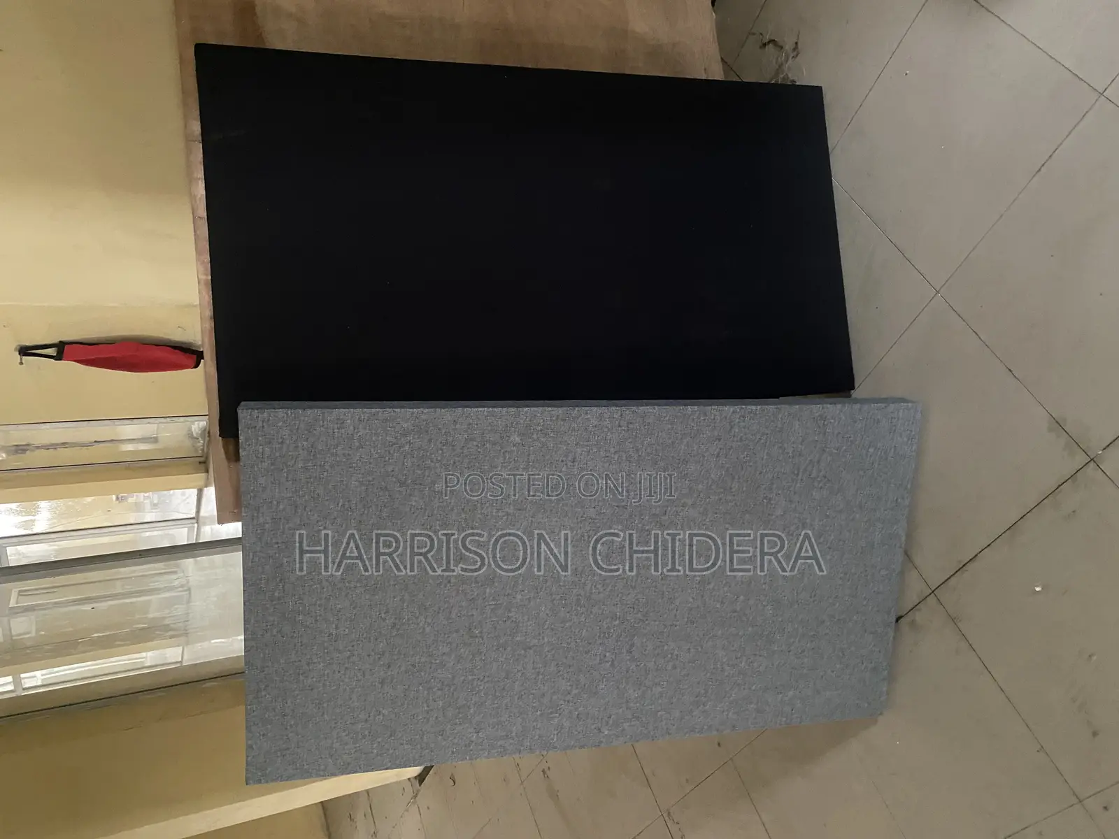 Gray and Black 4 by 2ft Acoustic Panel