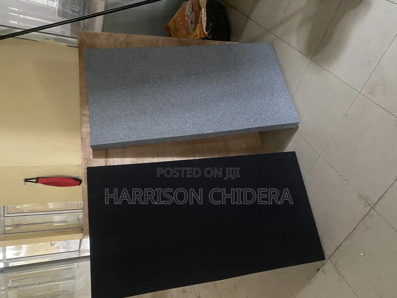 Gray and Black 4 by 2ft Acoustic Panel