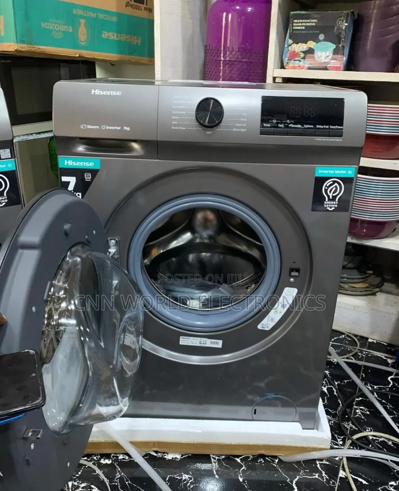New Hisense 7kg Wash Spinning Front Loader Full Automatic