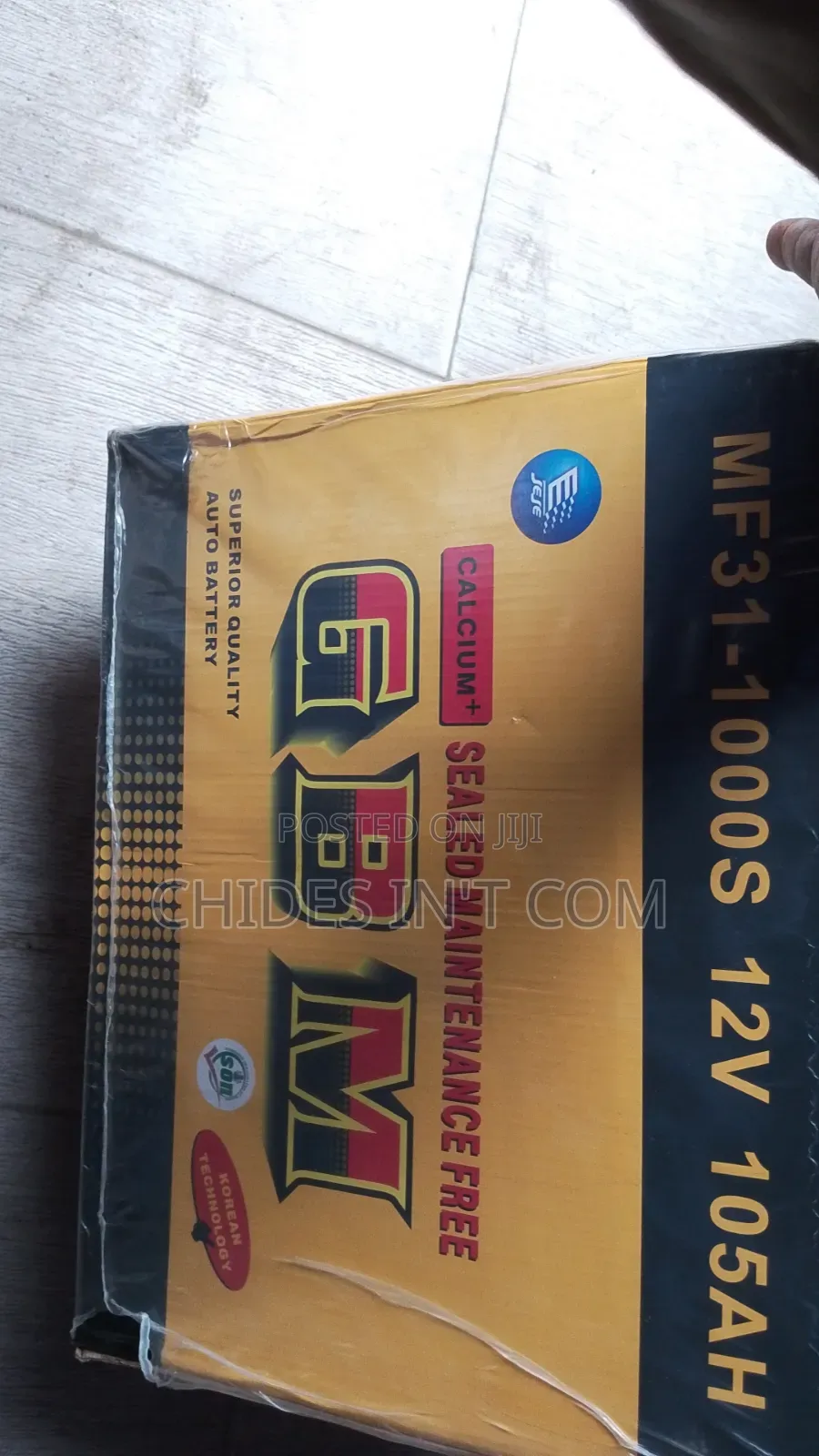 12v 105ah GBM Battery Original