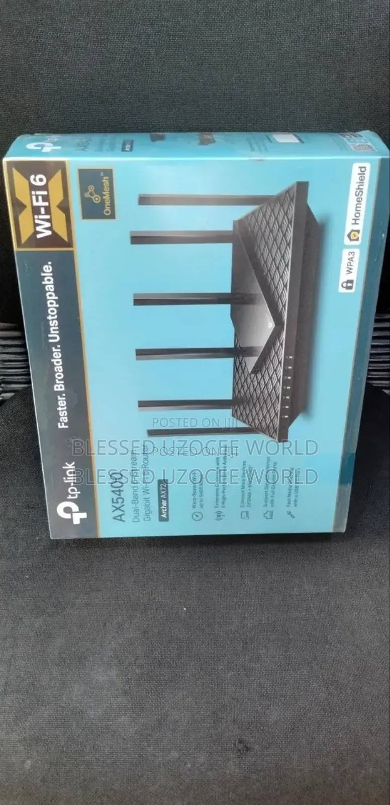 Tplink Archer Ax72 Dual Band 6- Stream Gigabit Wifi 6 Router