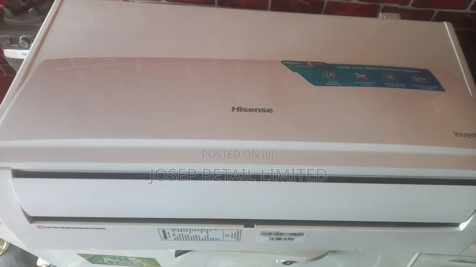 1.5hp Hisense Smart Inverter Air Condition With Remote
