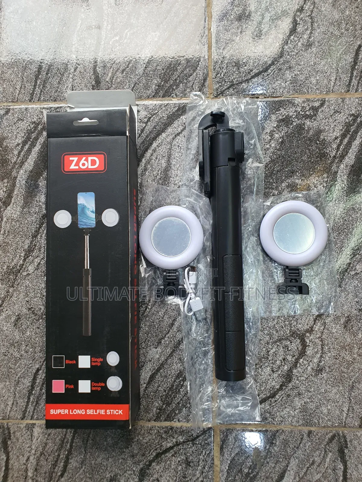 Brand New 2 In 1 Selfie Stick Tripod With Built-in Wireless