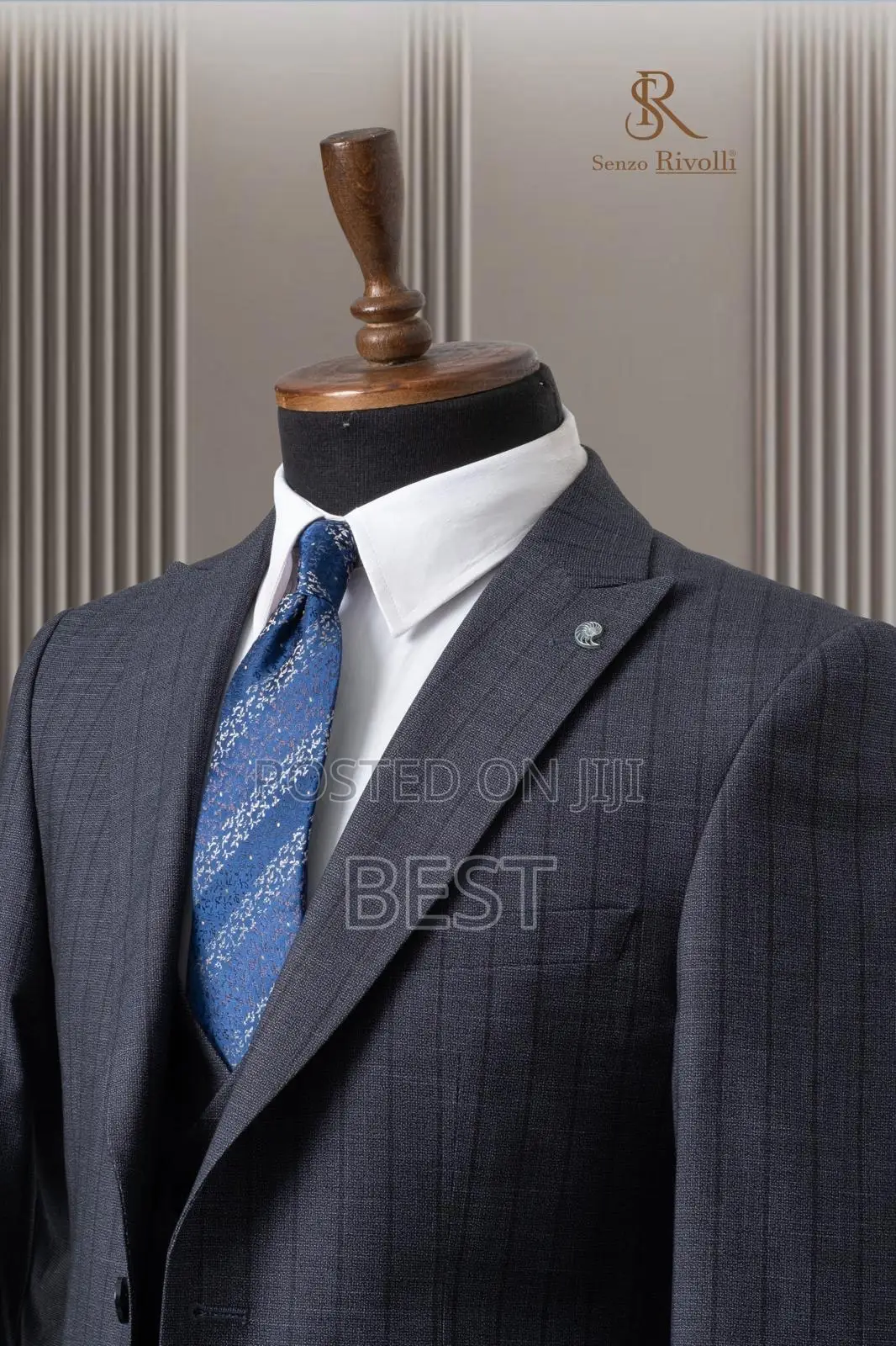 Luxurious Turkish Stripe 3pis Quality Suit For Men