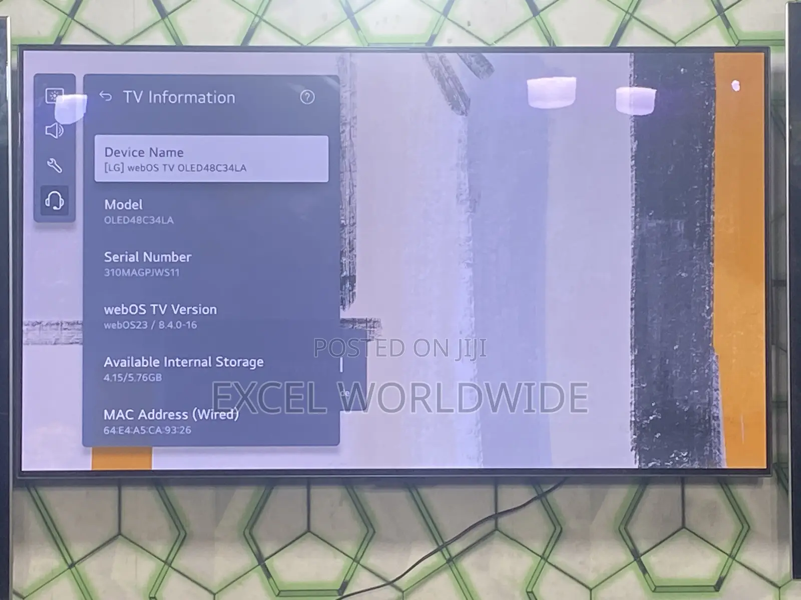 Excellent 48” LG Oled Ultra Uhd Smart TV With Evo
