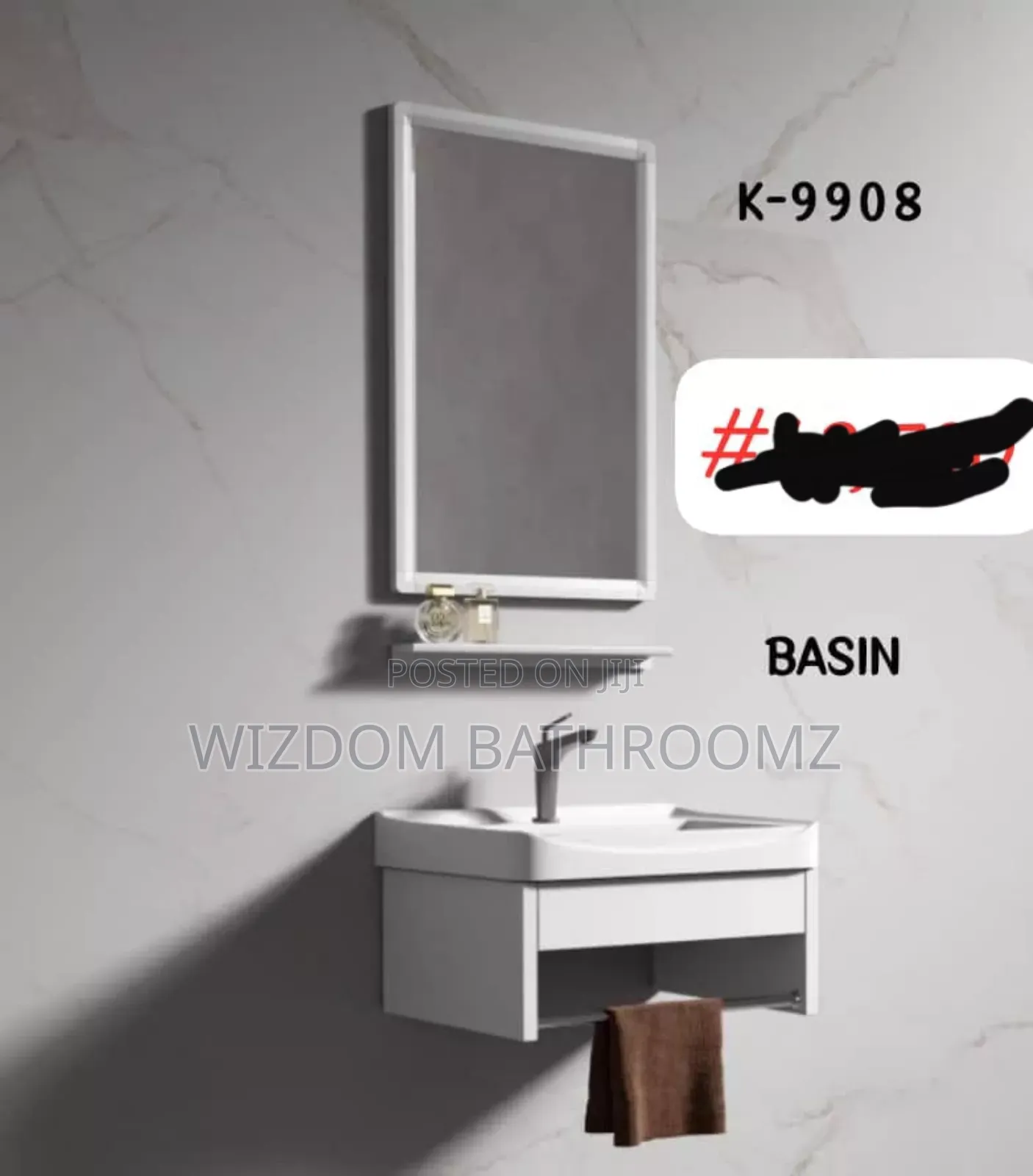 Bathroom/Dinning Cabinet With Mirror