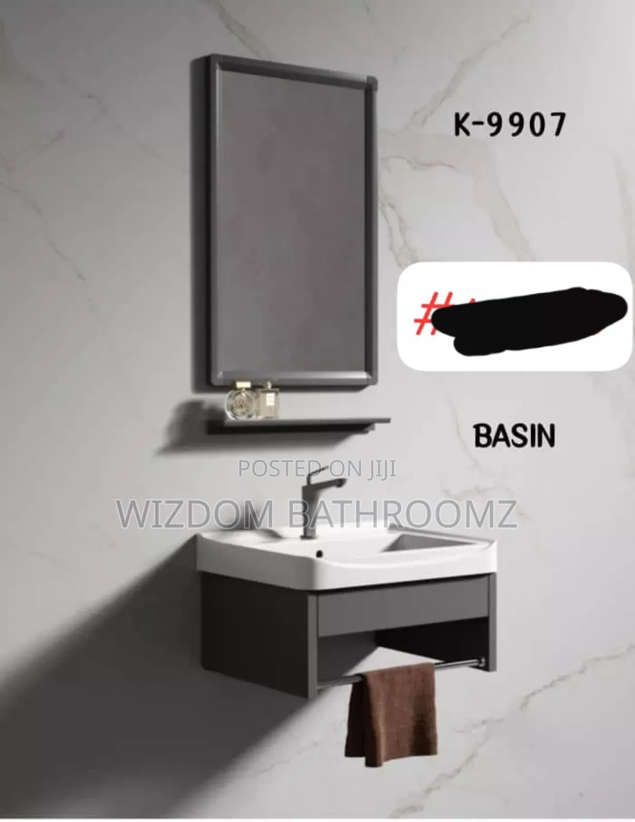 Bathroom/Dinning Cabinet With Mirror