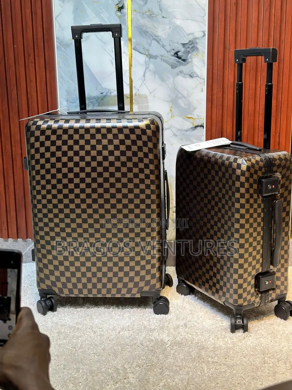 Set of 2pcs Top Aluminum Box