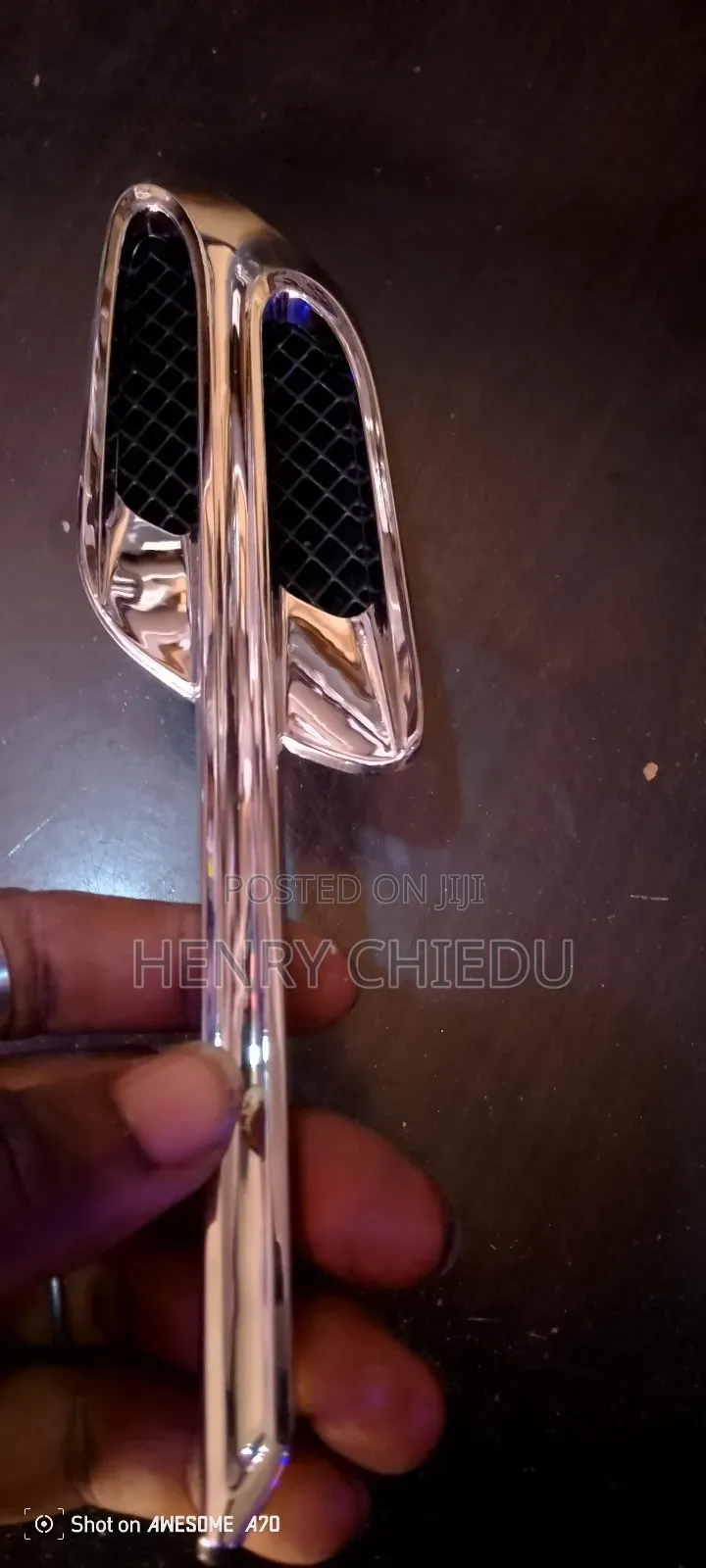 Bentley Continental Front Fender Chrome 2012-2019 Model