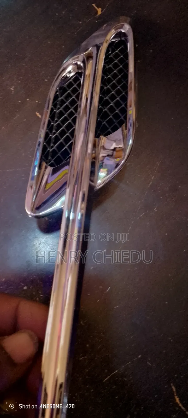 Bentley Continental Front Fender Chrome 2012-2019 Model