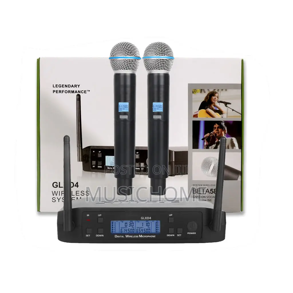 Professional Handheld Shure Wireless Microphone System