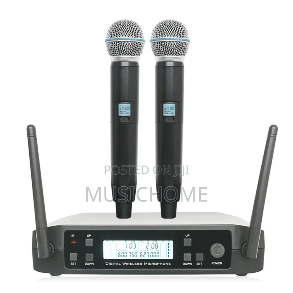 Professional Handheld Shure Wireless Microphone System
