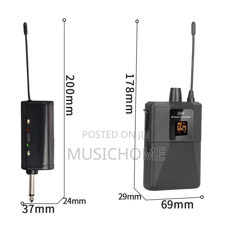 Lavalier Miniature Wireless UHF Microphone