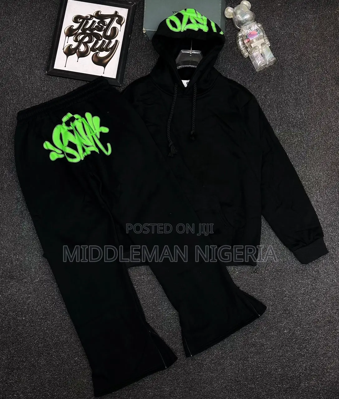 Syna Pure Cotton Luxury 2piece Hoodie on Sweater Pants Combo