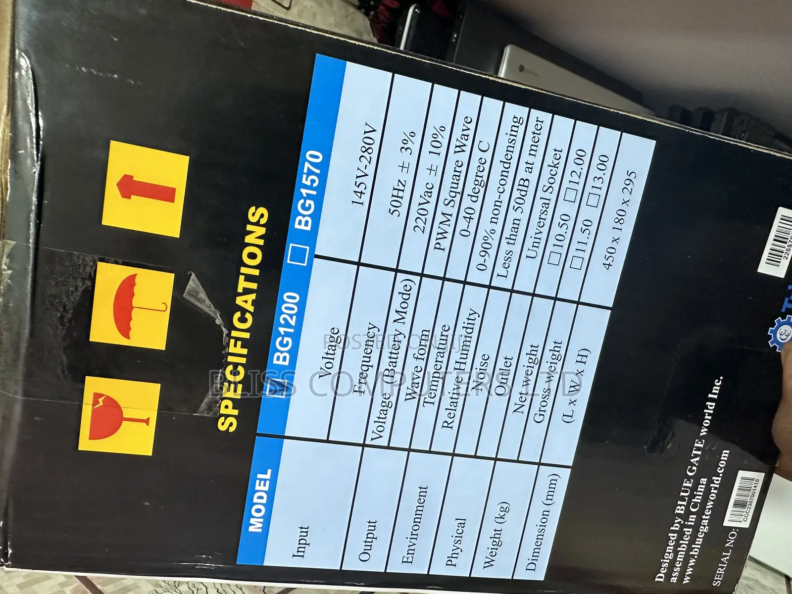 1.2 Kva Bluegate UPS